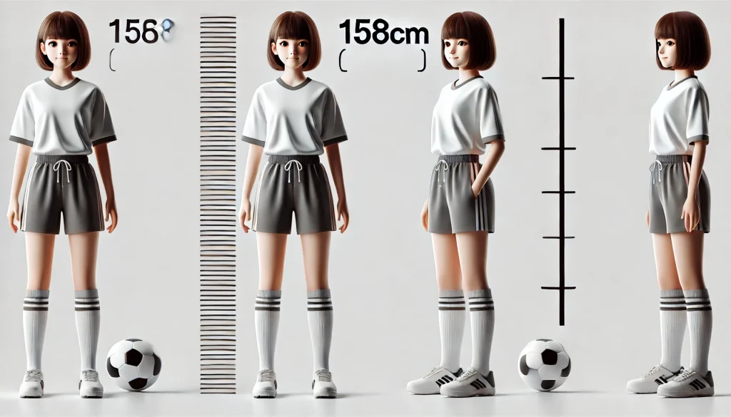 📏かにゃさんの身長は158cm!ちょうどいいバランスが魅力✨
