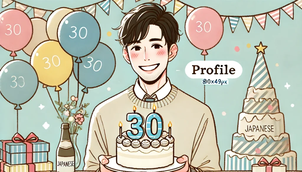 🎂お父さんのプロフィール(年齢・誕生日・身長など