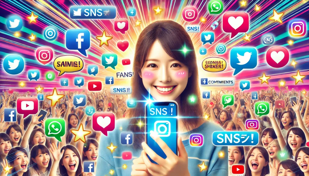 SNSでの活躍とファンとのつながり 📱