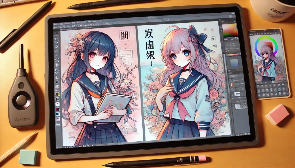 🎨イラストの作風が、あまりにも…似てる?