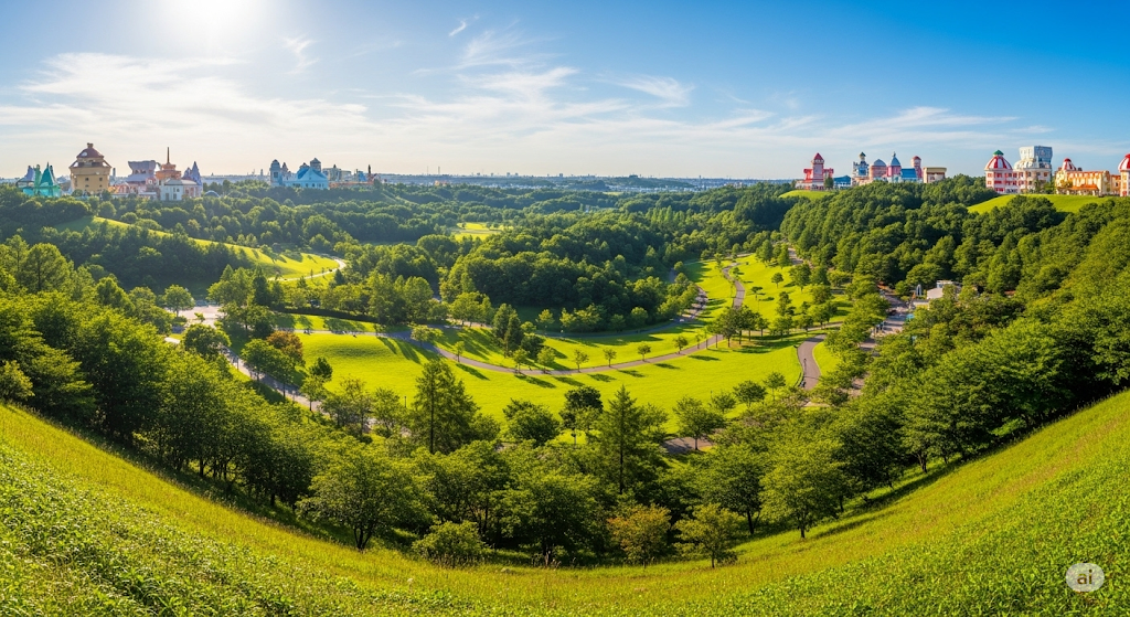 ニジゲンノモリの全体像とアクセス