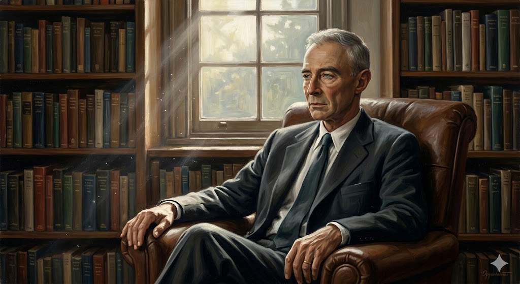 書斎で物思いにふける孤独な天才