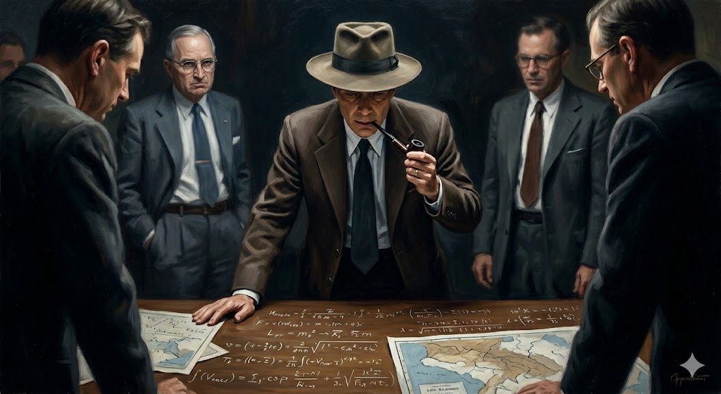 冷淡なトルーマンとオッペンハイマーの会見