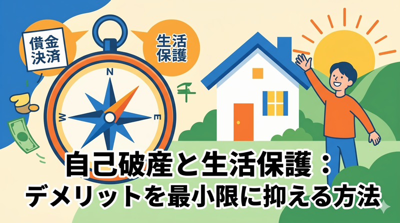 自己破産と生活保護のデメリットは？失敗しない生活再建への道